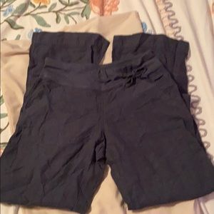 EUC Athleta dark gray linen pants. Size small